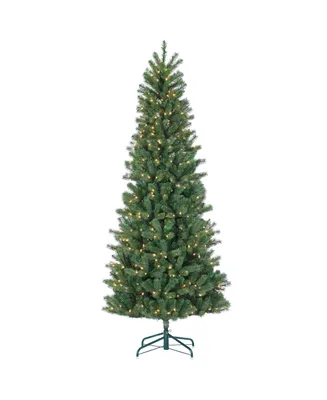 Sterling 7.5Ft. Natural Cut Slim Montgomery Pine with 550 clear lights