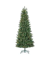 Sterling 7.5Ft. Natural Cut Slim Montgomery Pine with 550 clear lights