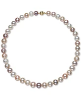 Belle de Mer Cultured Freshwater Pearl (9-1/2mm) Collar 18" Necklace