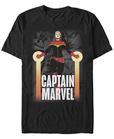 Marvel Men's Comic Collection Captain Short Sleeve T-Shirt