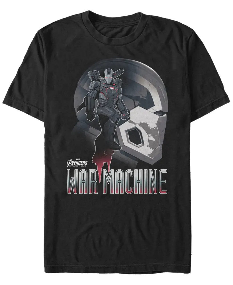 Marvel Men's Avengers Infinity War The Machine Posed Profile Short Sleeve T-Shirt