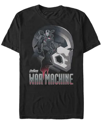 Marvel Men's Avengers Infinity War The Machine Posed Profile Short Sleeve T-Shirt