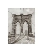 Ethan Harper Bridge Crossing I Canvas Art - 15.5" x 21"