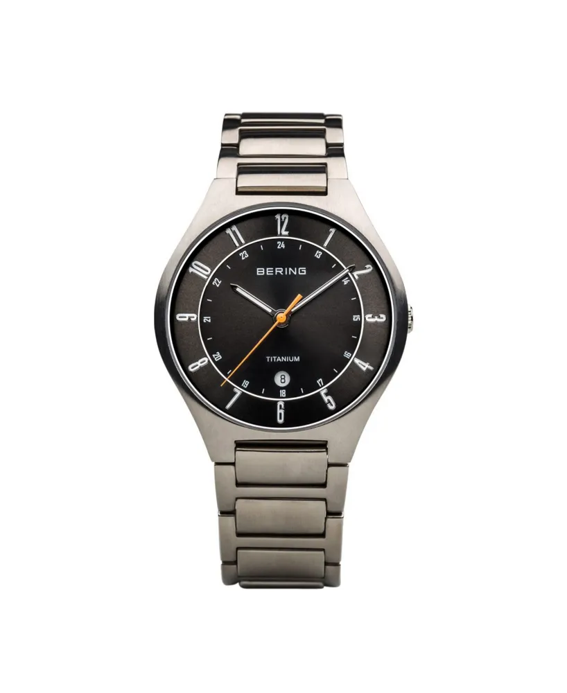 Bering Men's Titanium Case and Multi Link Watch