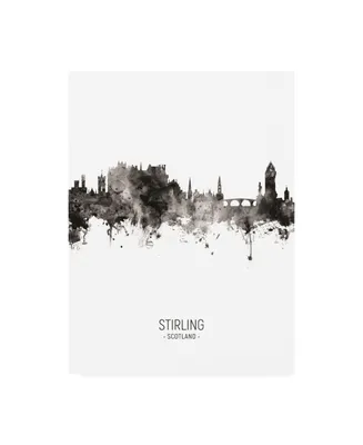 Michael Tompsett Stirling Scotland Skyline Portrait Ii Canvas Art