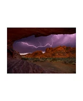 Darren White Photography Desert Storm Canvas Art - 36.5" x 48"