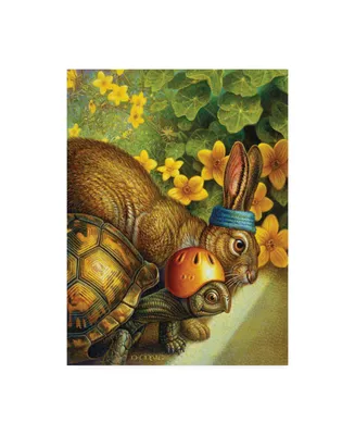 Dan Craig Tortoise and Hare Canvas Art