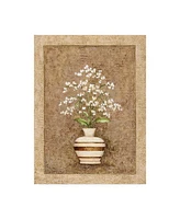 Debra Lake A Vase on Linen Canvas Art - 27" x 33.5"