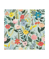 Laura Marshall Wild Garden Pattern Xid Canvas Art - 36.5" x 48"