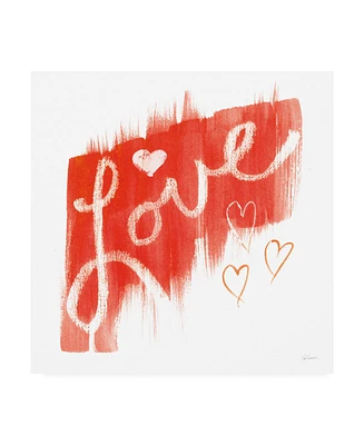 Sue Schlabach Painted Love Canvas Art - 15.5" x 21"