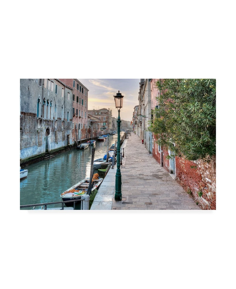 Alan Blaustein Venetian Passeggiata Canvas Art - 36.5" x 48"