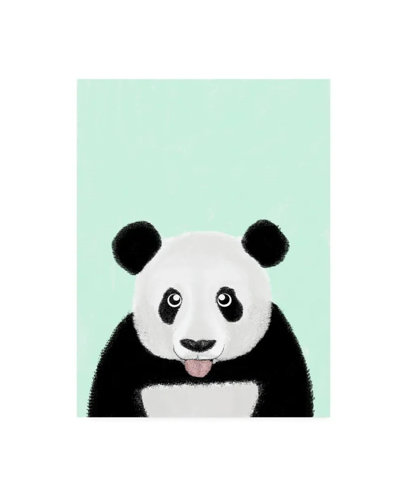 Barruf Cute Panda Canvas Art - 36.5" x 48"