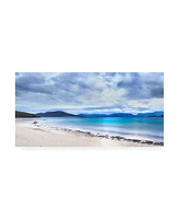 Lynne Dougla Taransay Teal Canvas Art