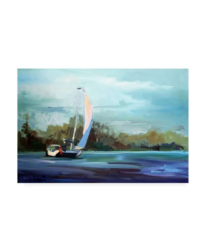 Carol Halloc Sailboat on the Water Canvas Art - 19.5" x 26"