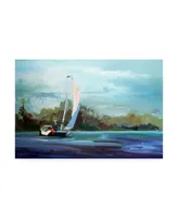 Carol Halloc Sailboat on the Water Canvas Art - 19.5" x 26"