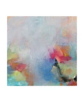 Karen Hal Happy Place Abstract Canvas Art - 19.5" x 26"