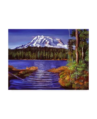 David Lloyd Glover Majestic Mount Rainier Canvas Art
