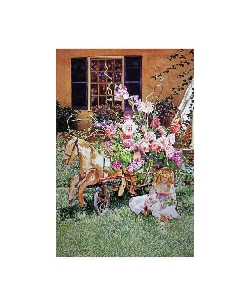 David Lloyd Glover Rose Garden Party Canvas Art