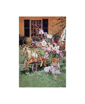 David Lloyd Glover Rose Garden Party Canvas Art