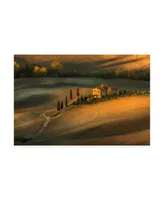 Clas Gustafson Efiap Tuscany Piensa Farm House Canvas Art - 20" x 25"