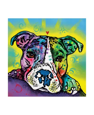 Dean Russo The Baby Pit Bull Canvas Art - 15" x 20"