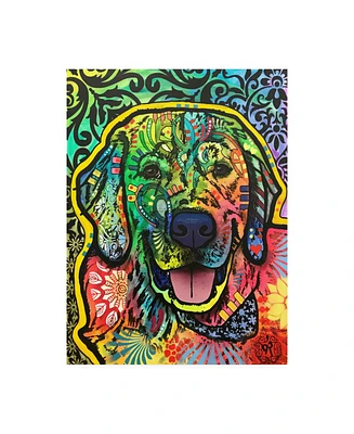 Dean Russo Dog Pop Green Canvas Art - 15" x 20"