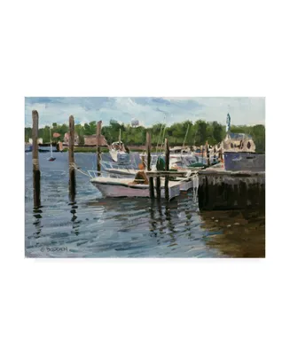 Michael Budden Manasquan Boats Canvas Art