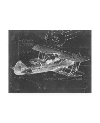 Ethan Harper Flight Schematic I Canvas Art - 37" x 49"