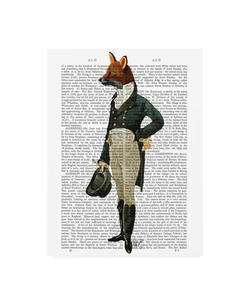 Fab Funky Dandy Fox, Full Canvas Art