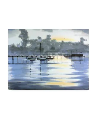 Patrick Sullivan Peaceful Morning Pier Canvas Art