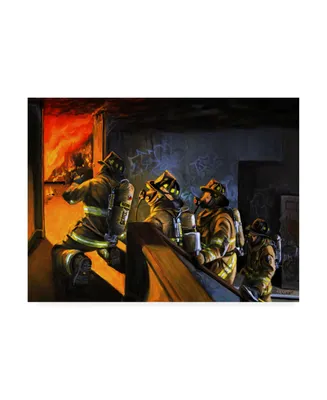 Paul Walsh Fire Floor Canvas Art