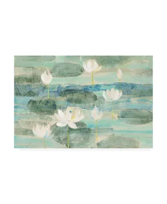 Albena Hristova Water Lilies Bright Floral Canvas Art - 15.5" x 21"