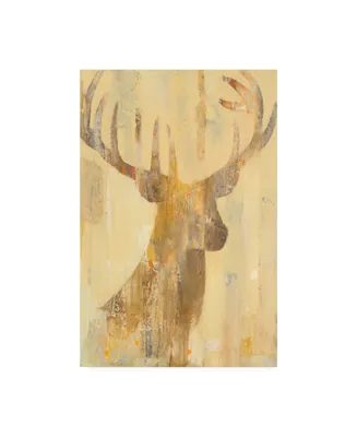Albena Hristova Golden Antlers I Canvas Art