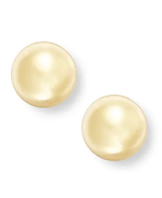 Giani Bernini Ball Stud Earrings (8mm) in 18k Gold over Sterling Silver
