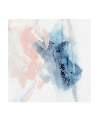 Ethan Harper Indigo and Blush Iii Canvas Art - 36.5" x 48"