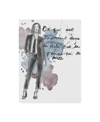 Naomi Mccavitt Fashion Quote Illustrations Iii Canvas Art
