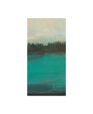Jodi Fuchs Teal Lake View I Canvas Art - 15" x 20"
