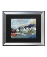 Richard Wallich Dock Matted Framed Art