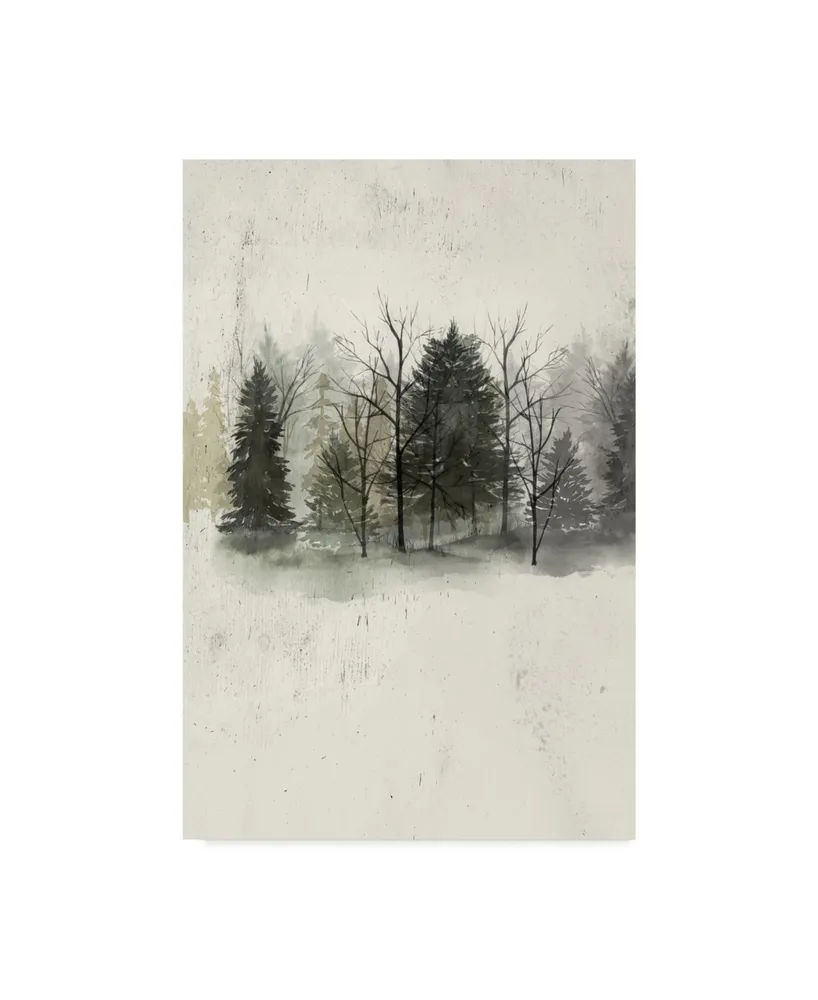 Grace Popp Textured Tree Line I Canvas Art - 37" x 49"