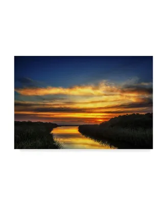 Pixie Pics River Sunset Canvas Art