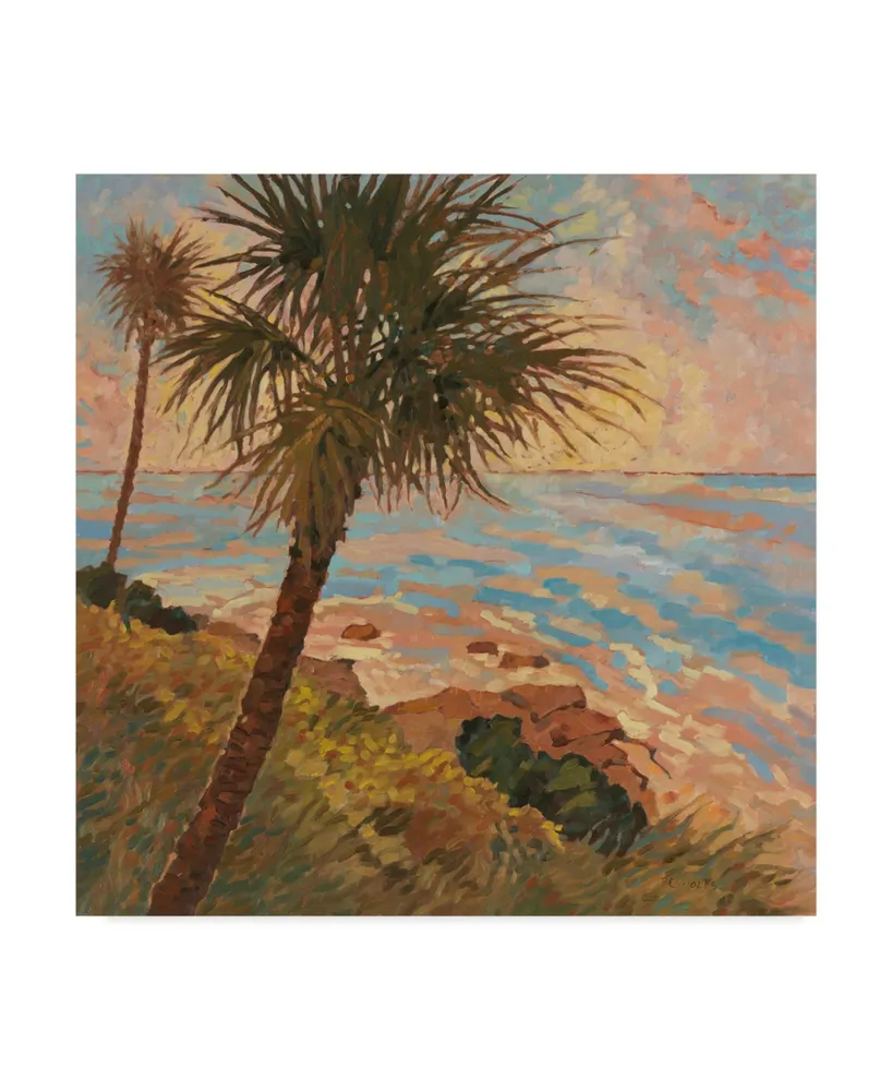 Graham Reynolds Palm Breeze Ii Canvas Art - 15" x 20"