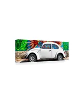 Philippe Hugonnard Viva Mexico 2 White Vw Beetle Car in Cancun Canvas Art