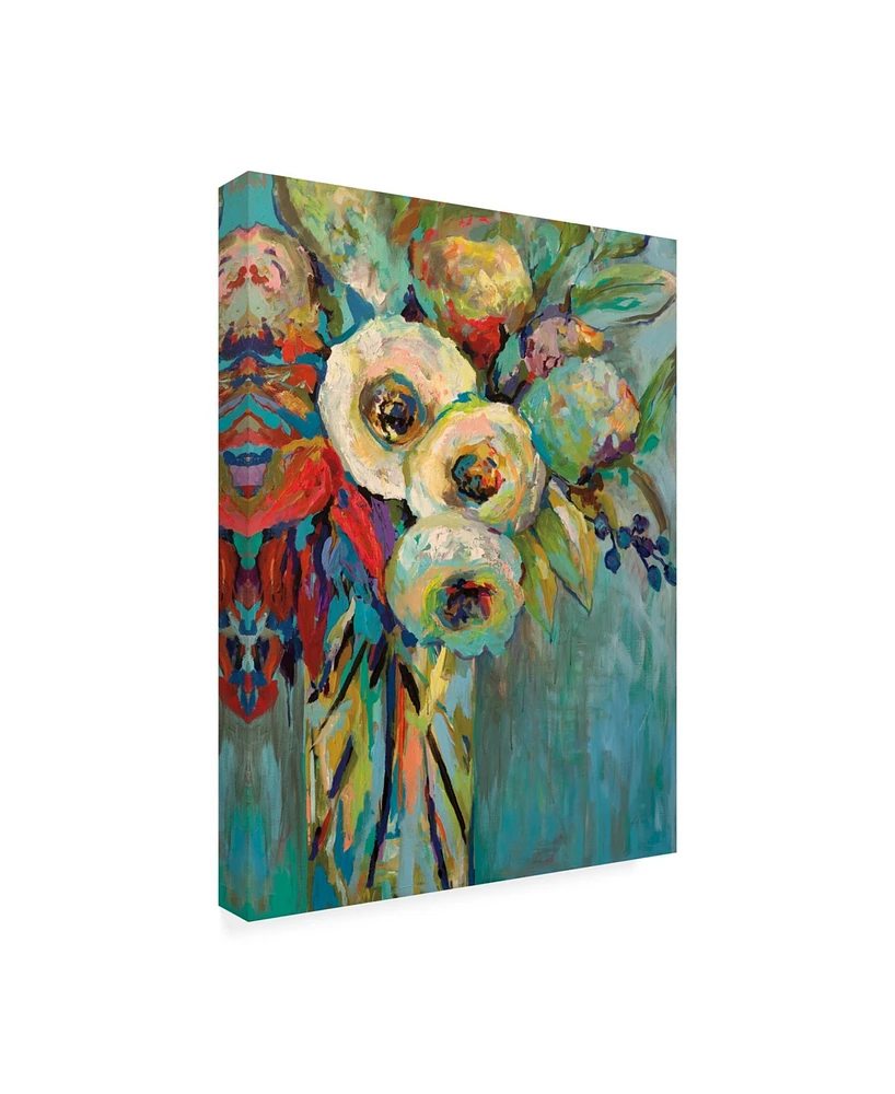 Jeanette Vertentes Mod Floral Canvas Art - 27" x 33.5"