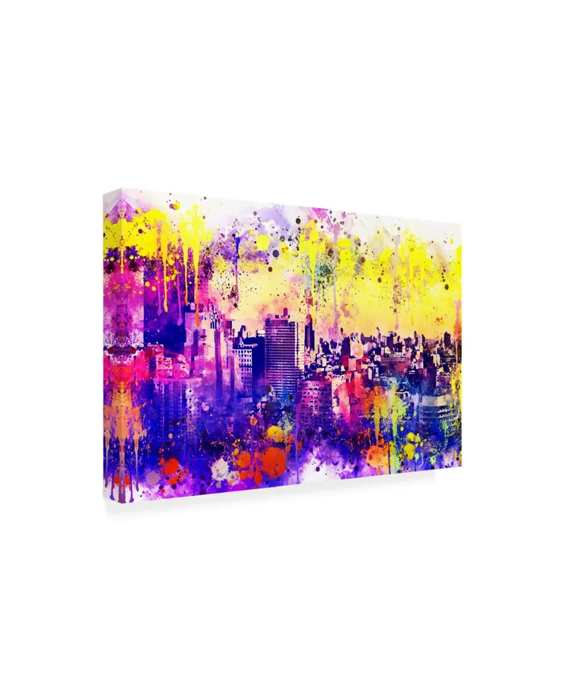 Philippe Hugonnard Nyc Watercolor Collection - Colorful Midtown Canvas Art