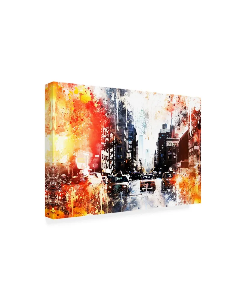 Philippe Hugonnard Nyc Watercolor Collection - Busy Canvas Art
