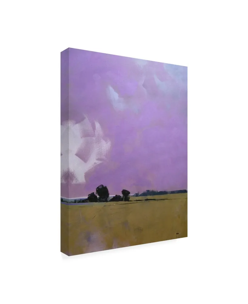 Paul Baile Over the Fields to the Distant Sea Canvas Art