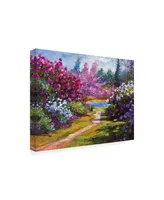 David Lloyd Glover The Glory of Spring Canvas Art - 15" x 20"