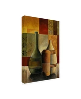 Pablo Esteban Vases Over Geometry 1 Canvas Art - 19.5" x 26"