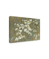 Danhui Nai Dogwood in Spring Crop Canvas Art - 36.5" x 48"