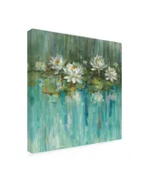 Danhui Nai Water Lily Pond Painting Canvas Art - 15.5" x 21"